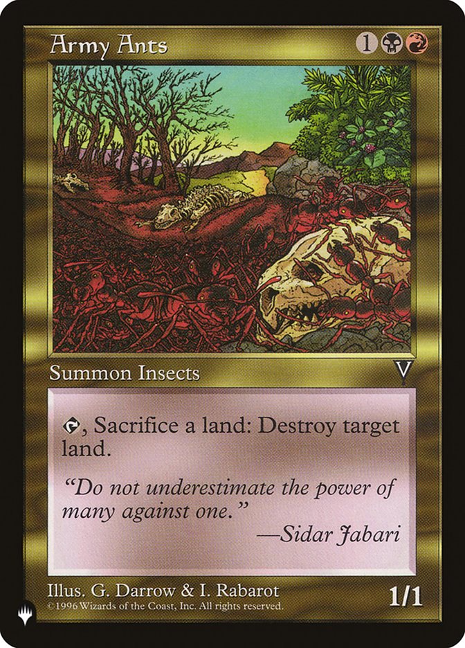 Army Ants [The List] Magic: The Gathering