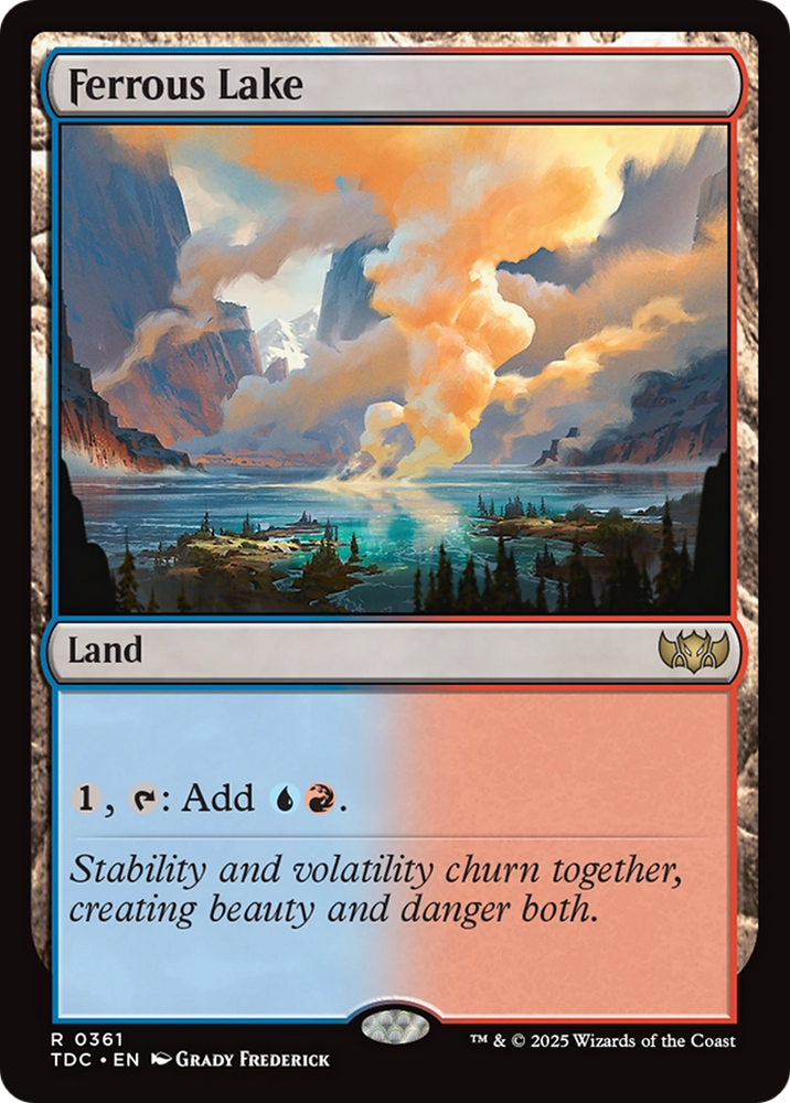 Ferrous Lake [Tarkir: Dragonstorm Commander] Magic: The Gathering