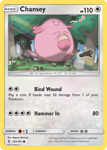 Chansey (101/145) [Sun & Moon: Guardians Rising] Pokémon