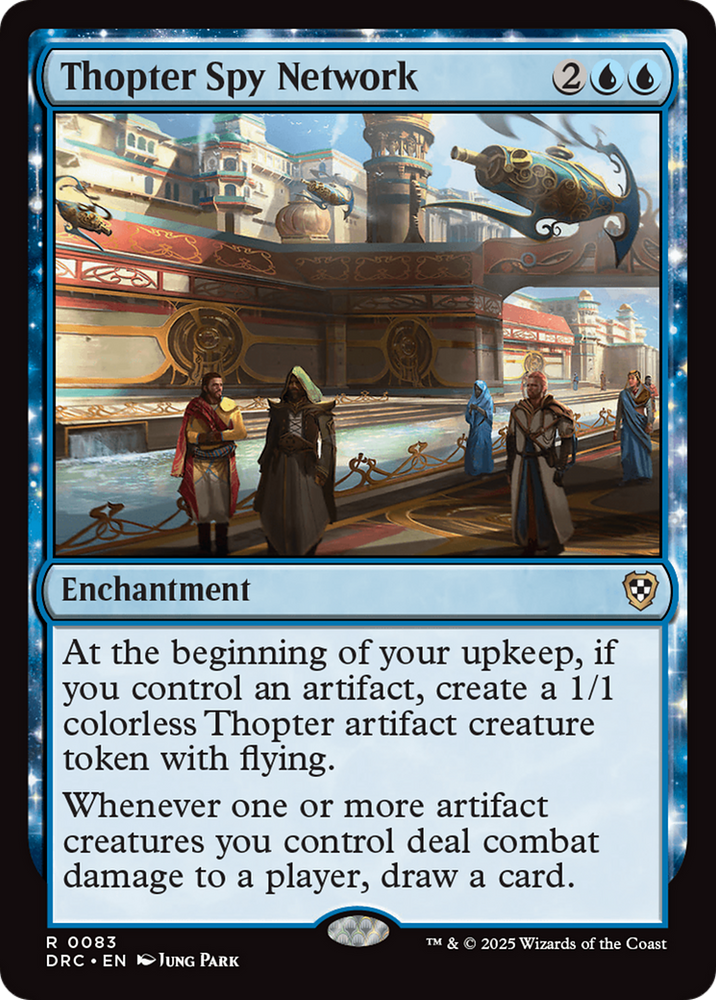 Thopter Spy Network [Aetherdrift Commander] Magic: The Gathering