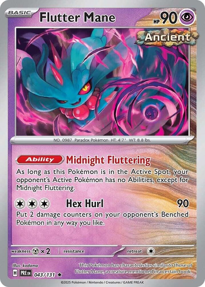 Flutter Mane (043/131) [Scarlet & Violet: Prismatic Evolutions] Pokémon