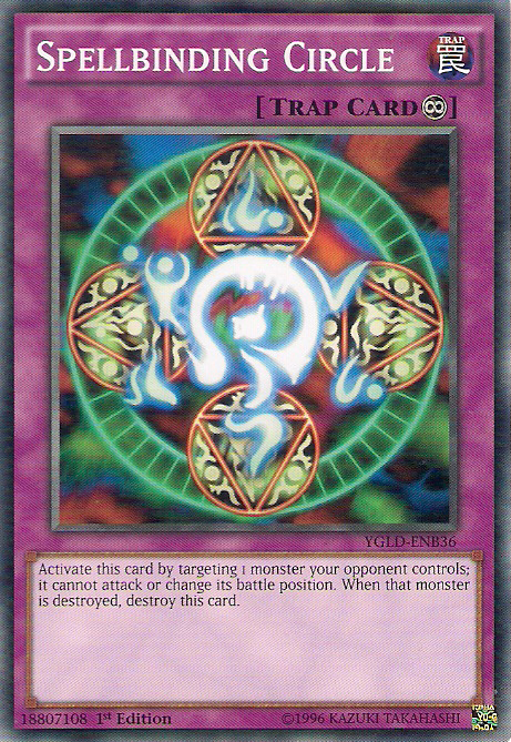 Spellbinding Circle [YGLD-ENB36] Common Yu-Gi-Oh!