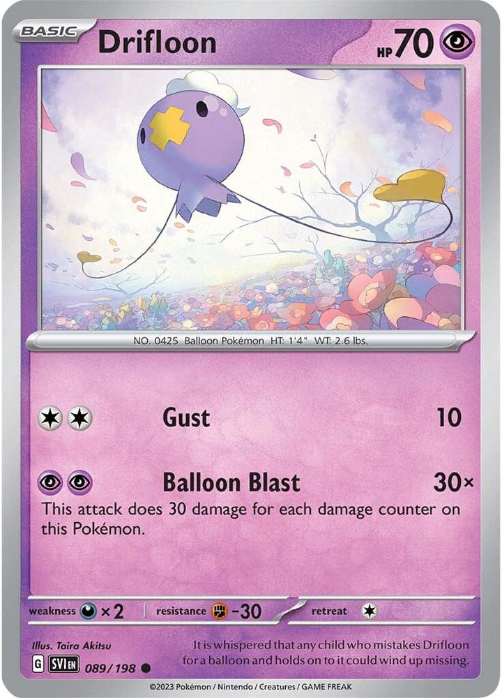 Drifloon (089/198) [Scarlet & Violet: Base Set] Pokémon