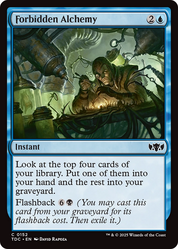Forbidden Alchemy [Tarkir: Dragonstorm Commander] Magic: The Gathering