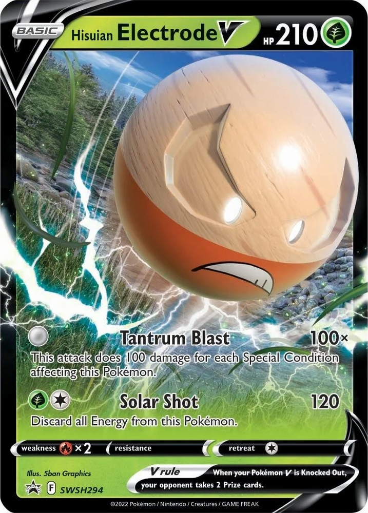 Hisuian Electrode V (SWSH294) [Sword & Shield: Black Star Promos] Pokémon