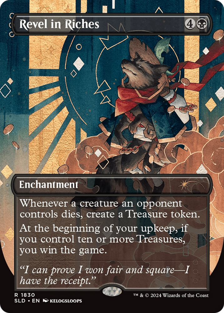 Revel in Riches (Rainbow Foil) [Secret Lair Drop Series] Magic: The Gathering