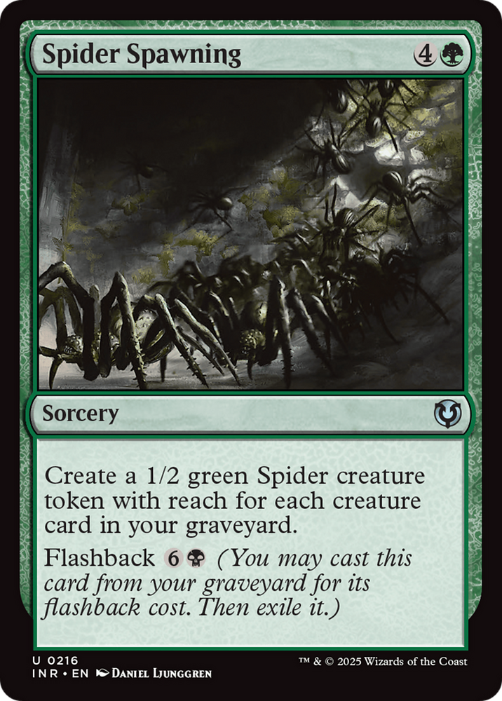 Spider Spawning [Innistrad Remastered] Magic: The Gathering