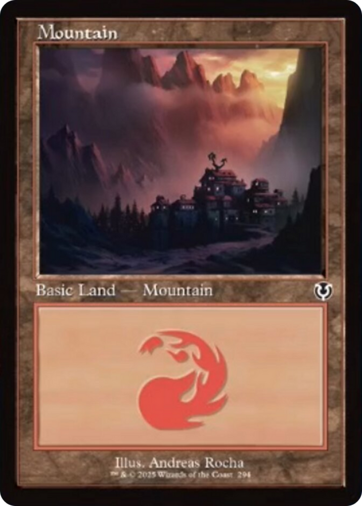Mountain (294) (Retro Frame) [Innistrad Remastered] Magic: The Gathering
