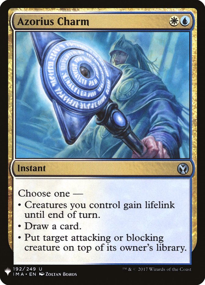 Azorius Charm [Mystery Booster] Magic: The Gathering