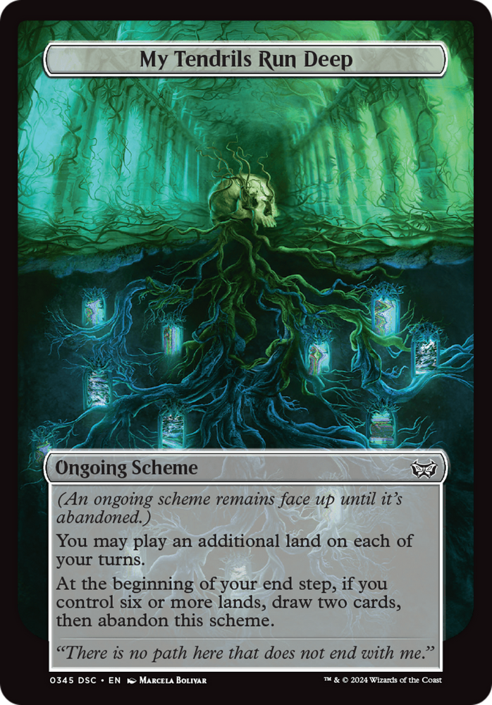 My Tendrils Run Deep (Full Art) [Duskmourn: Archenemy] Magic: The Gathering