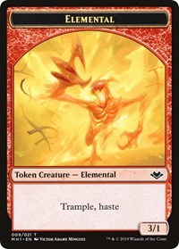 Elemental (009) // Goblin Double-Sided Token [Modern Horizons Tokens] Magic: The Gathering