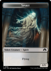 Eldrazi Spawn // Spirit (0028) Double-Sided Token [Modern Horizons 3 Tokens] Magic: The Gathering