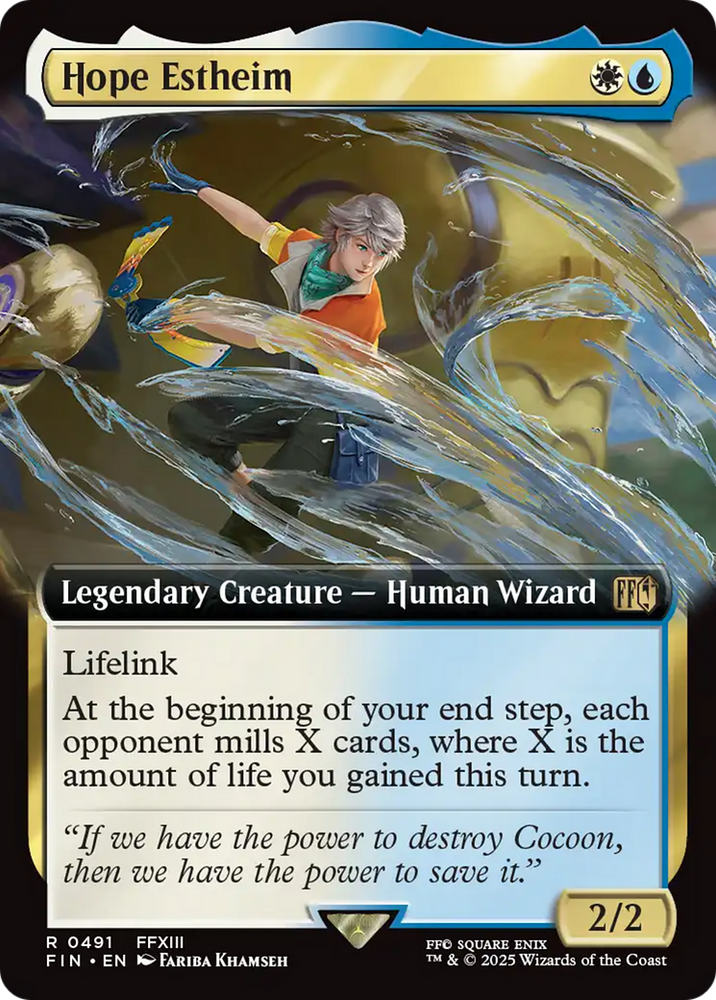 Hope Estheim (Extended Art) [FINAL FANTASY] Magic: The Gathering