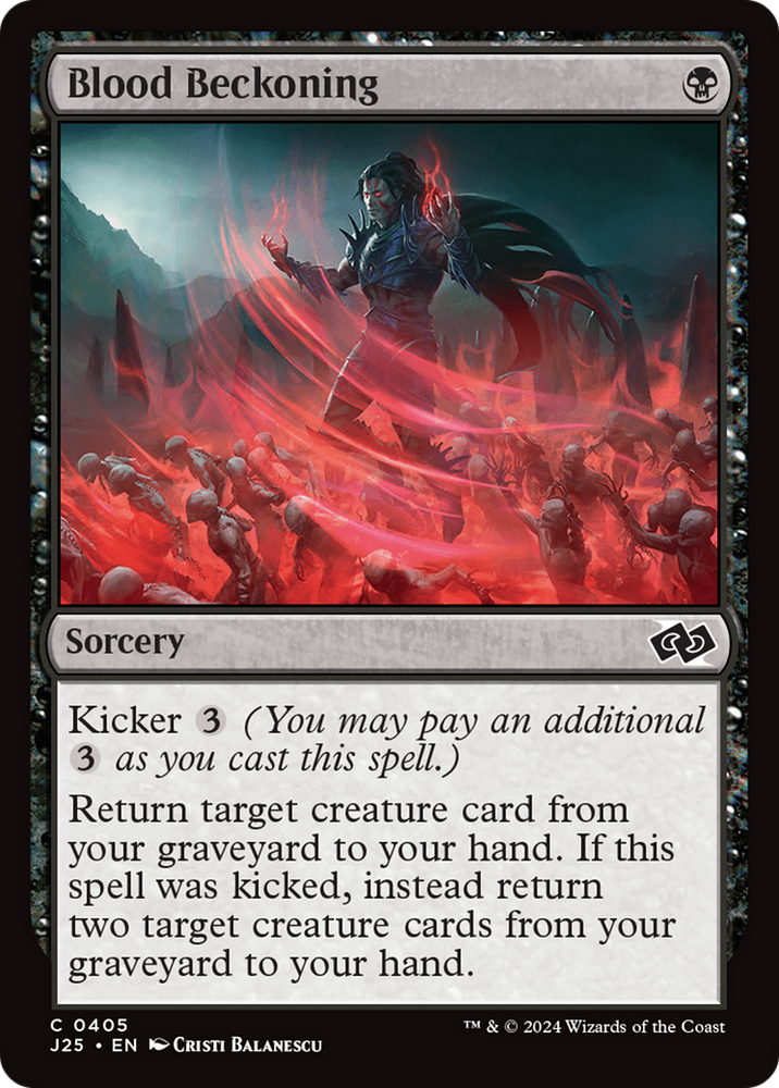 Blood Beckoning [Foundations Jumpstart] Magic: The Gathering