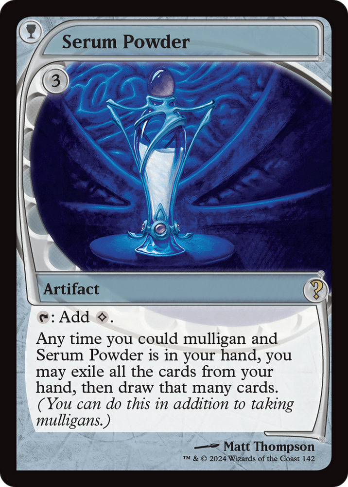 Serum Powder (Future Sight) [Mystery Booster 2] Magic: The Gathering