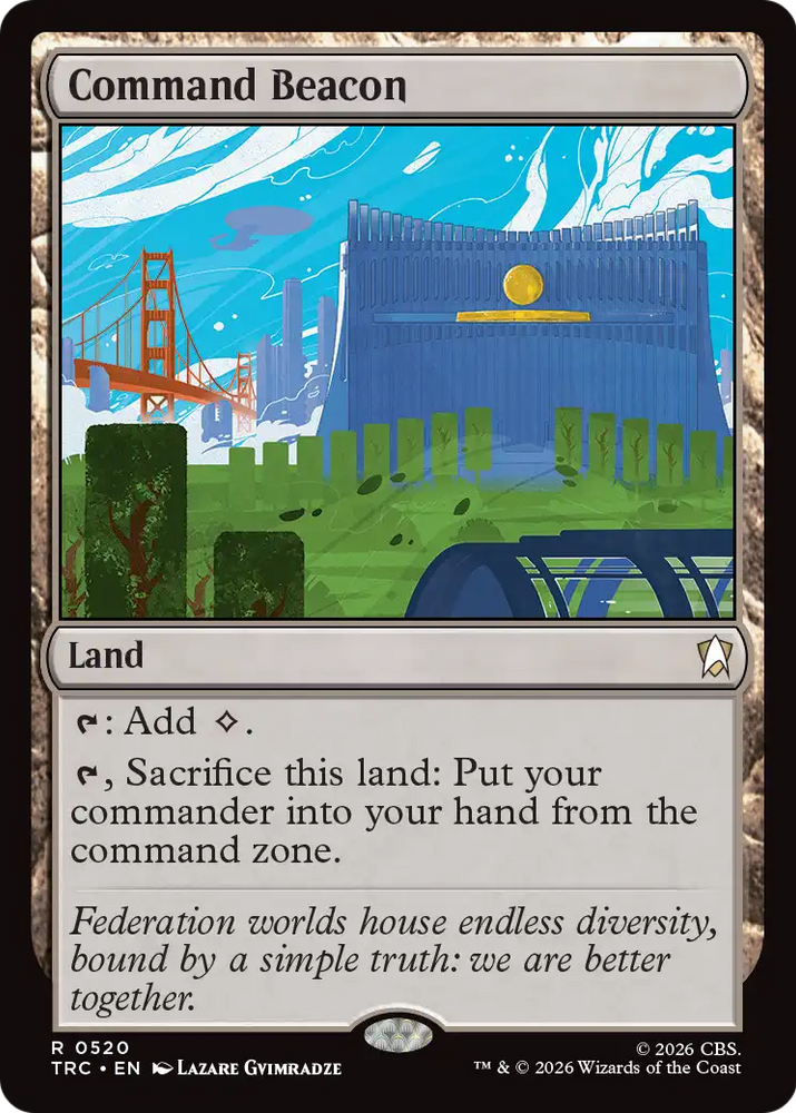 Command Beacon [Star Trek Commander] Magic: The Gathering