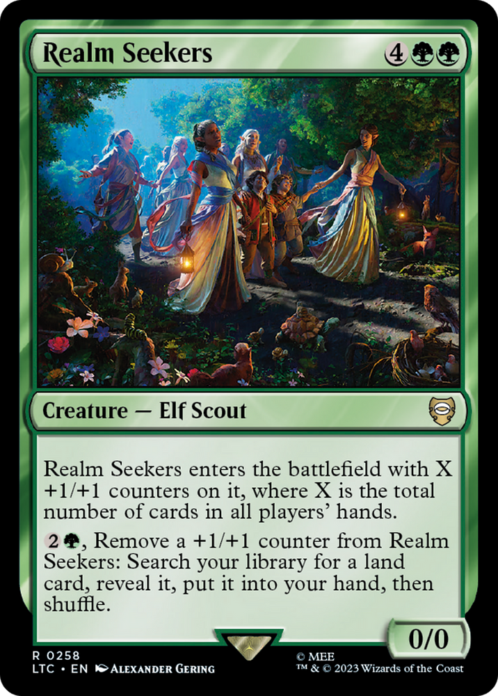 Realm Seekers [The Lord of the Rings: Tales of Middle-Earth Commander] Magic: The Gathering
