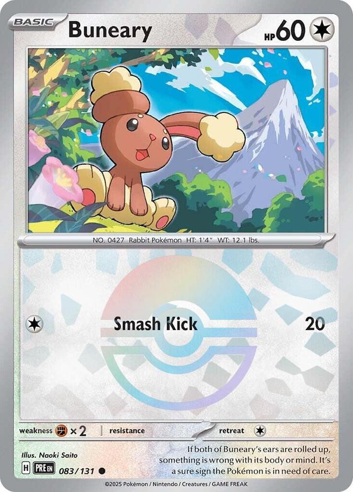 Buneary (083/131) (Poke Ball Pattern) [Scarlet & Violet: Prismatic Evolutions] Pokémon
