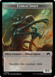 Eldrazi Spawn // Gremlin Double-Sided Token [Modern Horizons 3 Tokens] Magic: The Gathering