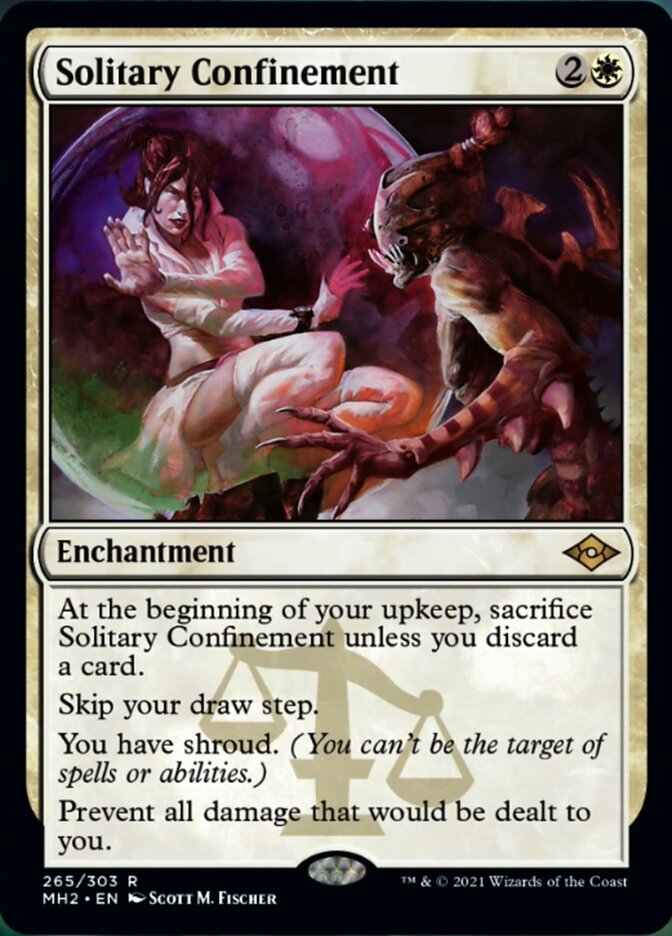 Solitary Confinement (Foil Etched) [Modern Horizons 2] Magic: The Gathering