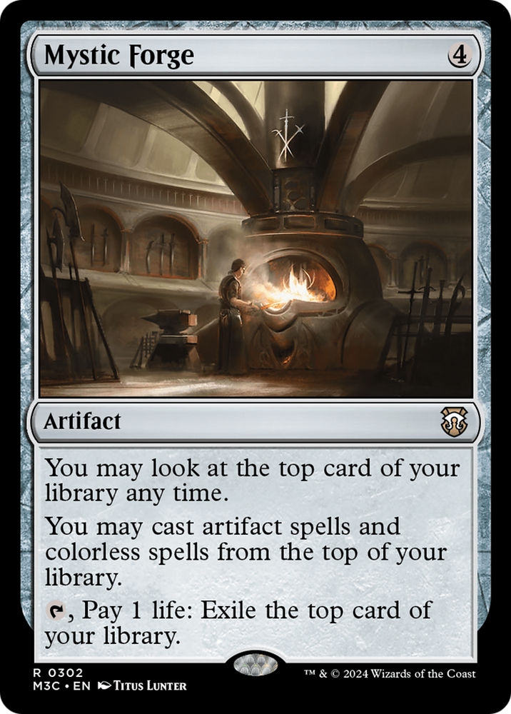 Mystic Forge (Ripple Foil) [Modern Horizons 3 Commander] Magic: The Gathering