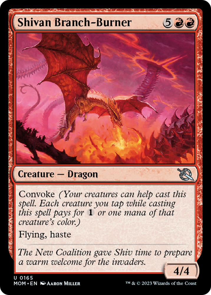 Shivan Branch-Burner [March of the Machine] Magic: The Gathering