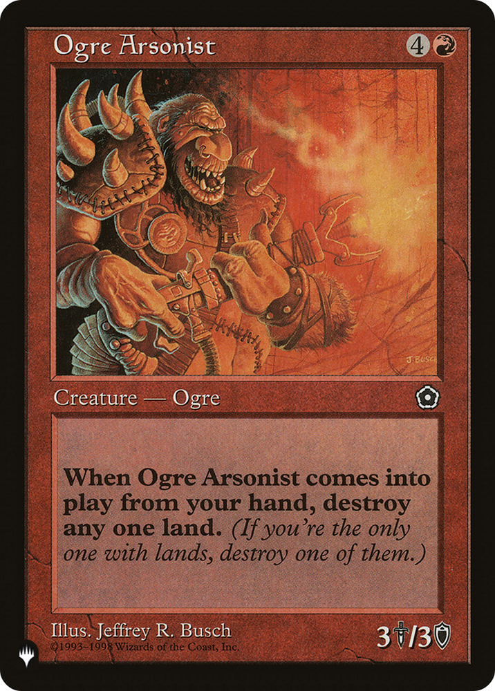 Ogre Arsonist [The List] Magic: The Gathering