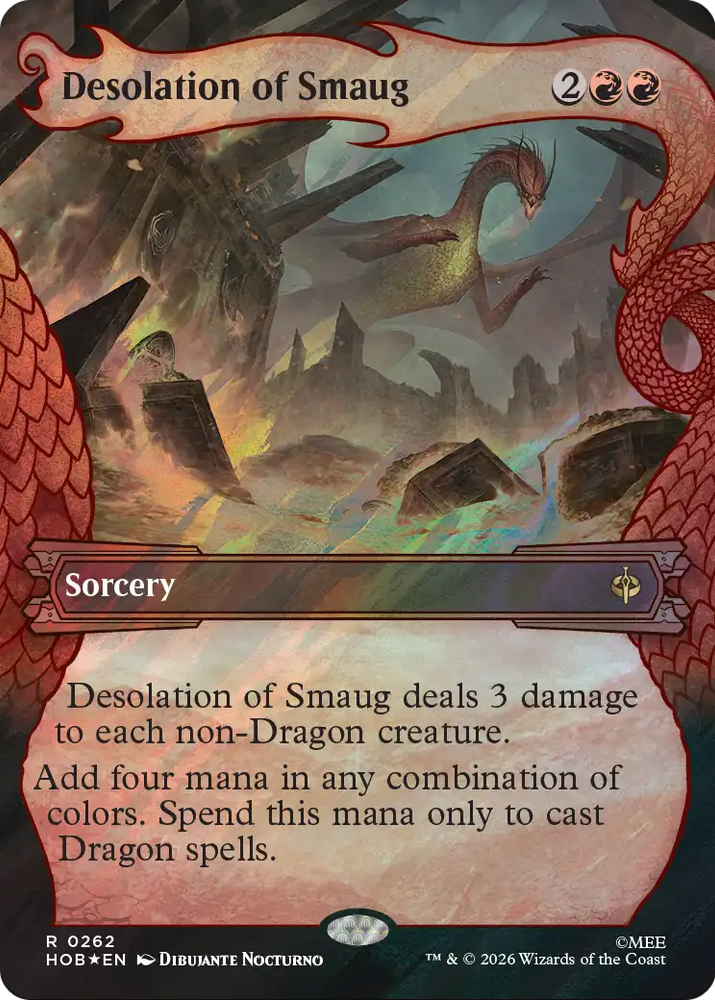 Desolation of Smaug (Showcase) (Surge Foil) [The Hobbit] Magic: The Gathering
