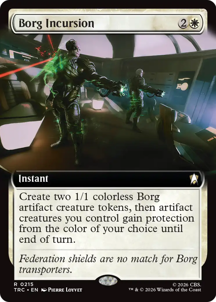 Borg Incursion (Extended Art) [Star Trek Commander] Magic: The Gathering