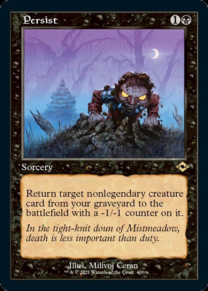Persist (Retro Foil Etched) [Modern Horizons 2] Magic: The Gathering