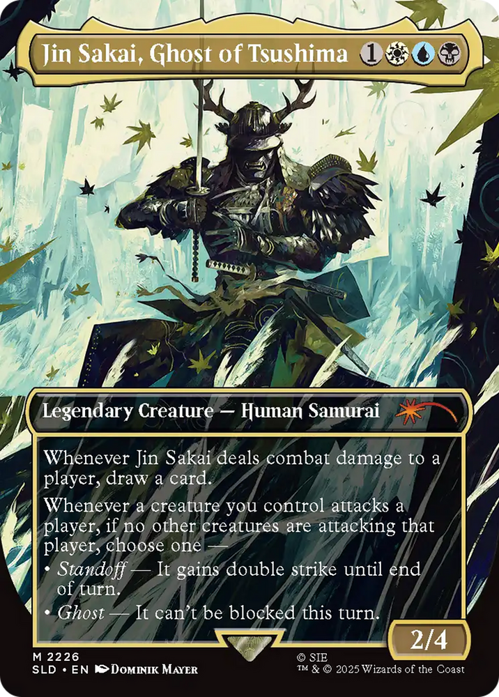 Jin Sakai, Ghost of Tsushima [Secret Lair Drop Series] Magic: The Gathering