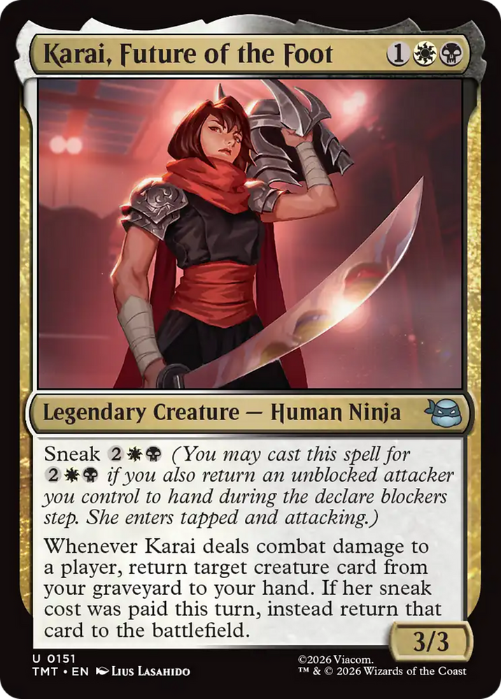 Karai, Future of the Foot [Teenage Mutant Ninja Turtles] Magic: The Gathering