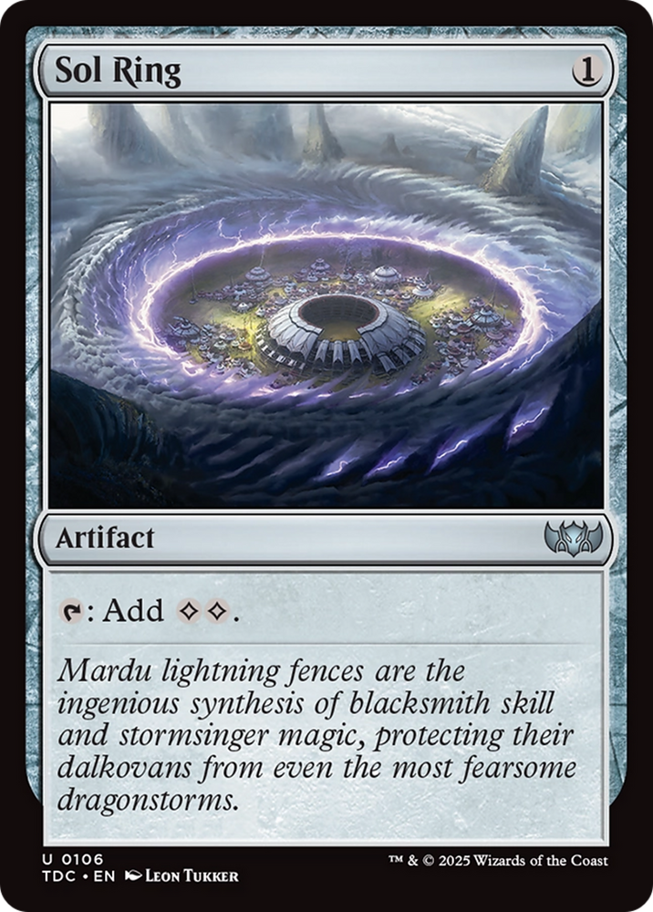 Sol Ring [Tarkir: Dragonstorm Commander] Magic: The Gathering