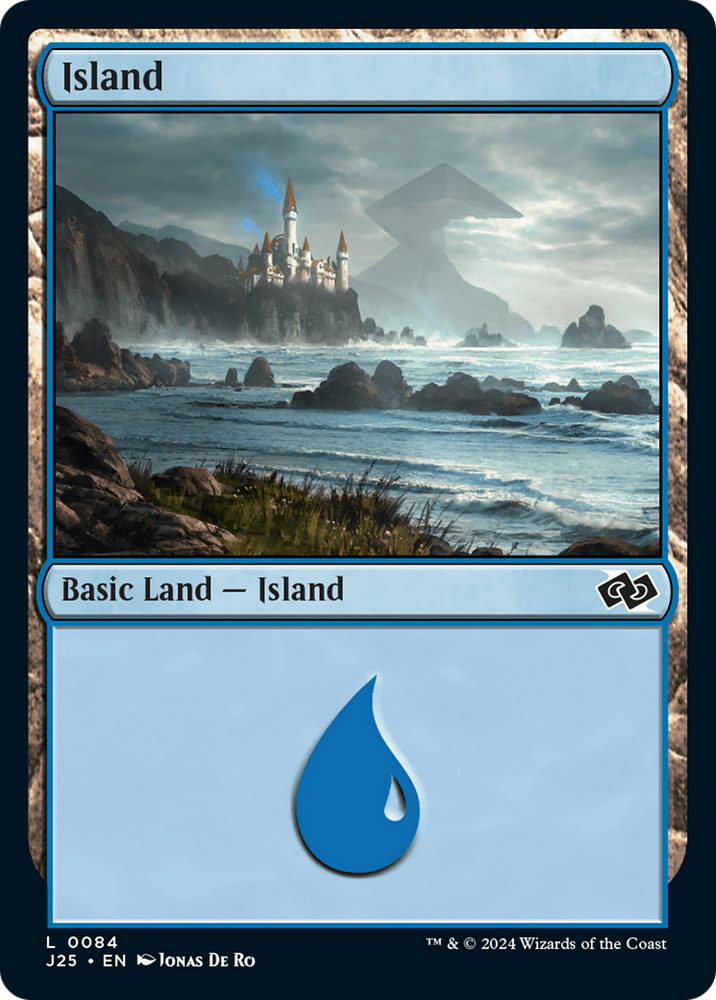 Island (84) [Foundations Jumpstart] Magic: The Gathering