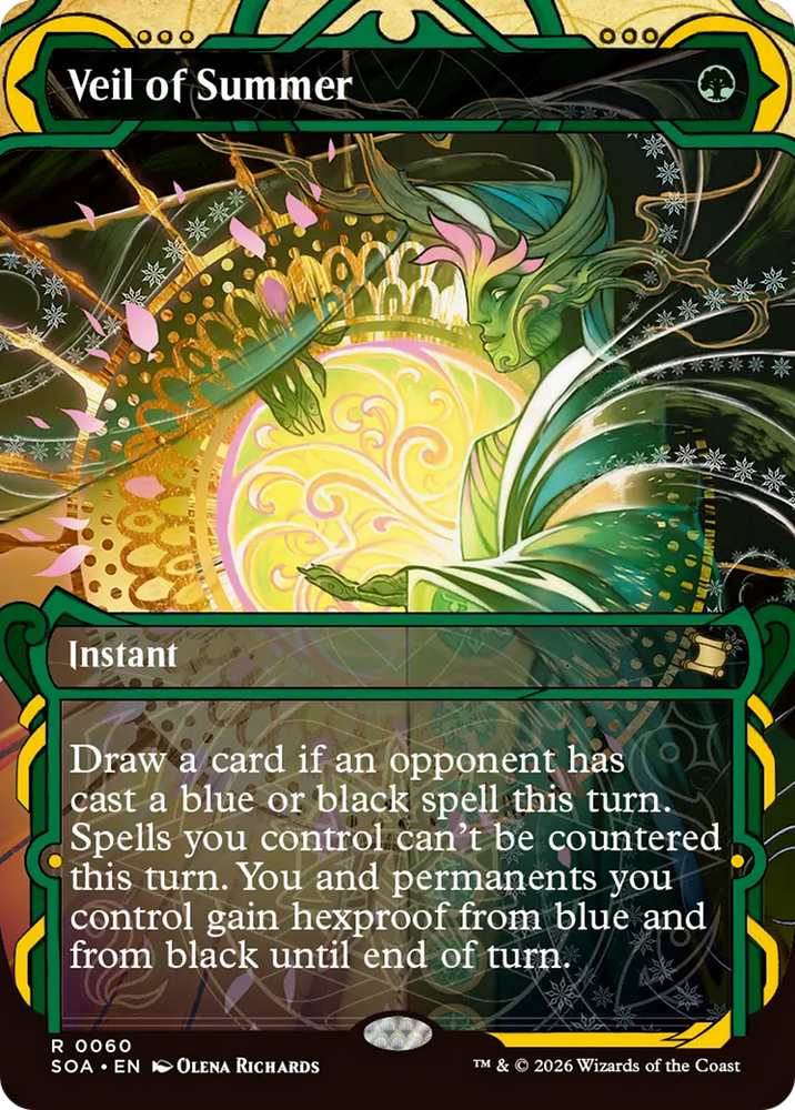 Veil of Summer [Secrets of Strixhaven: Mystical Archive] Magic: The Gathering