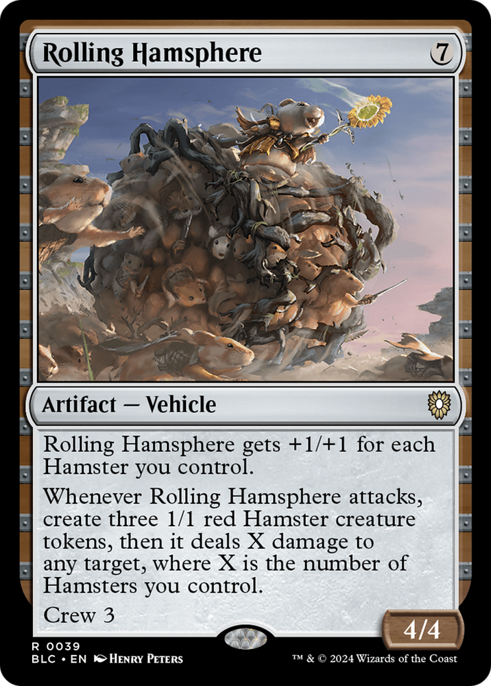 Rolling Hamsphere [Bloomburrow Commander] Magic: The Gathering