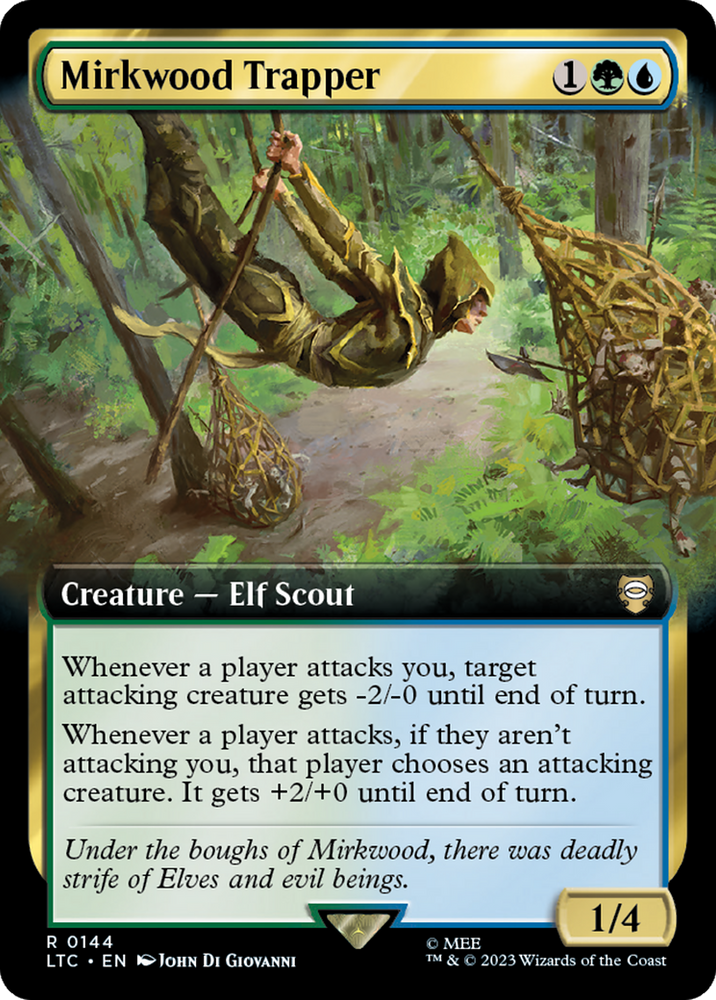 Mirkwood Trapper (Extended Art) [The Lord of the Rings: Tales of Middle-Earth Commander] Magic: The Gathering