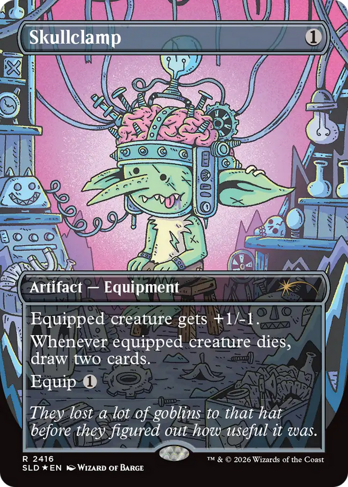 Skullclamp (2416) [Secret Lair Drop Series] Magic: The Gathering