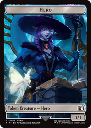 Hero (0006) // Treasure Double-Sided Token [FINAL FANTASY Tokens] Magic: The Gathering