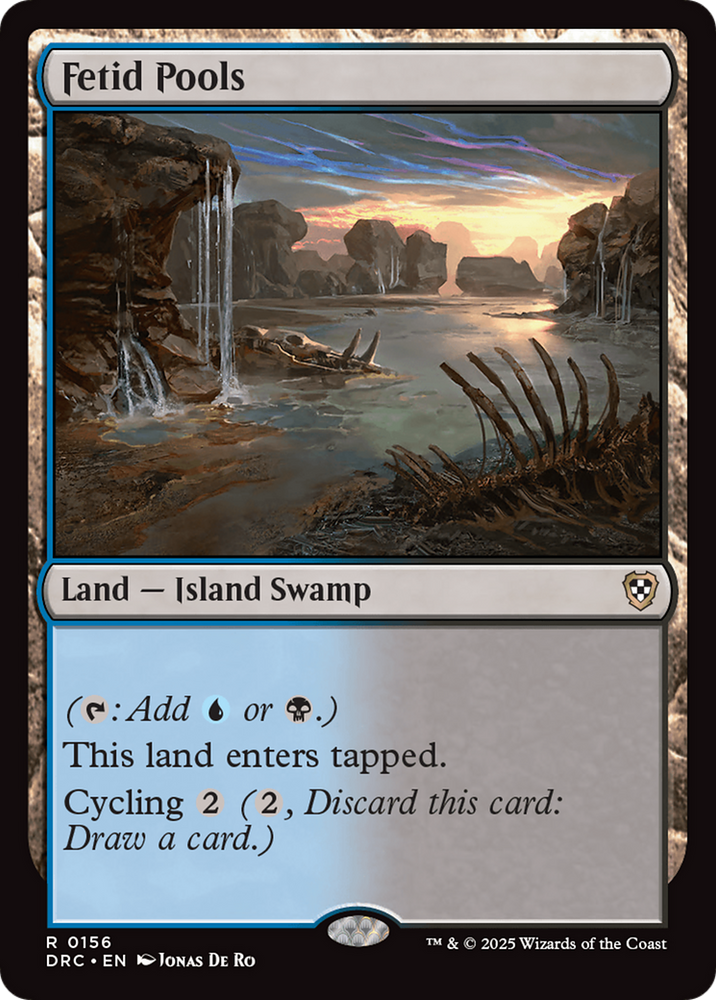 Fetid Pools [Aetherdrift Commander] Magic: The Gathering