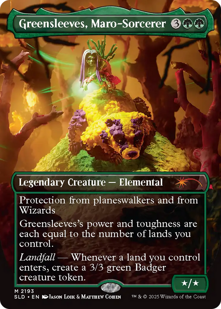 Greensleeves, Maro-Sorcerer (Rainbow Foil) [Secret Lair Drop Series] Magic: The Gathering