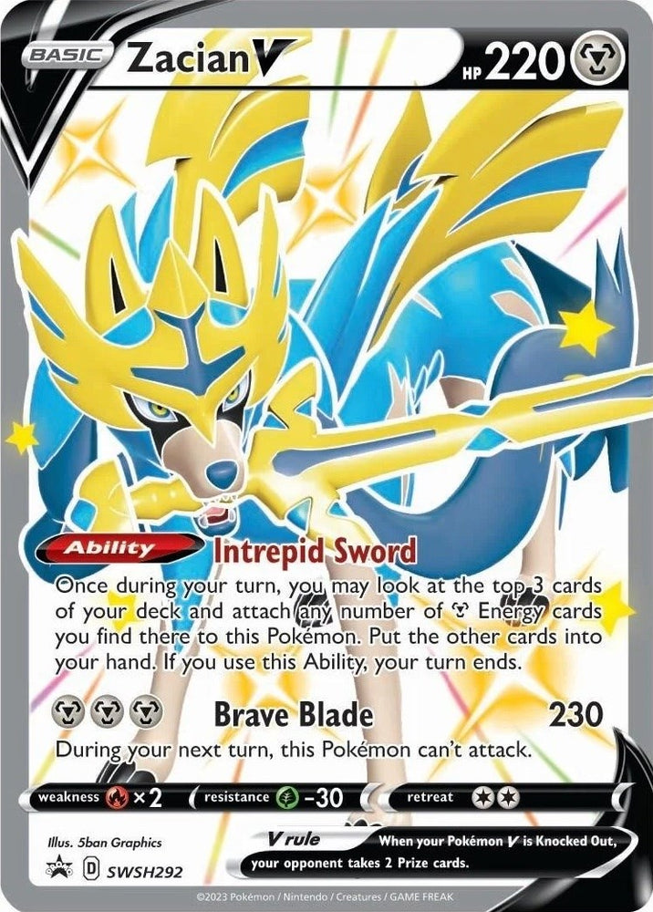 Zacian V (SWSH292) [Sword & Shield: Black Star Promos] Pokémon