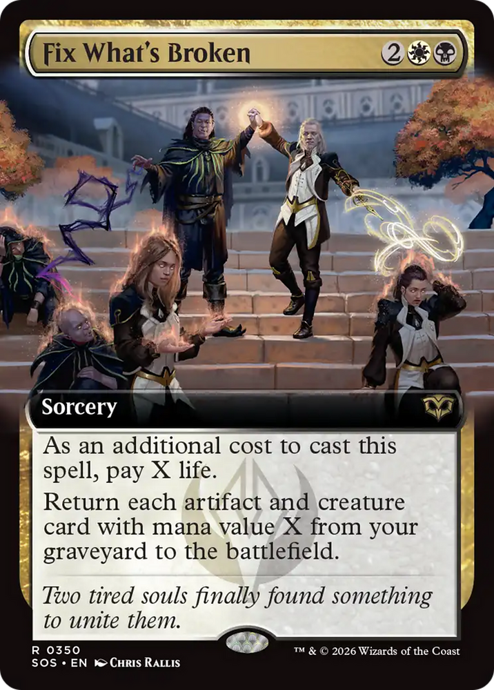 Fix What's Broken (Extended Art) [Secrets of Strixhaven] Magic: The Gathering