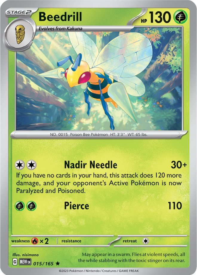 Beedrill (015/165) [Scarlet & Violet 151] Pokémon