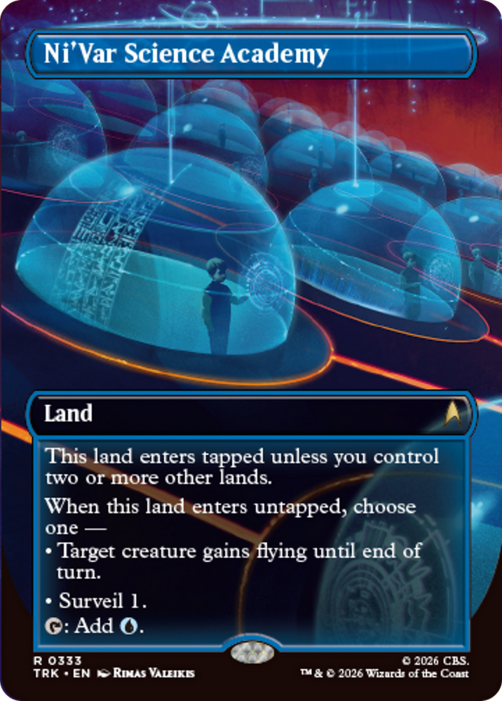 Ni'Var Science Academy (Borderless) [Star Trek] Magic: The Gathering