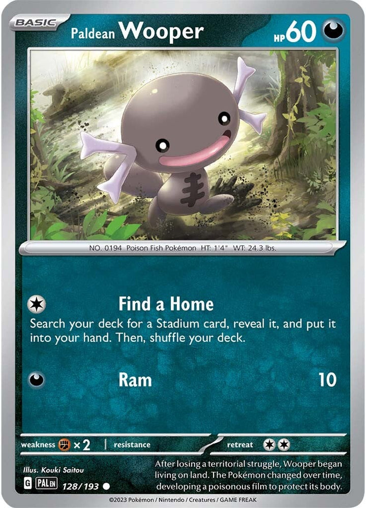 Paldean Wooper (128/193) [Scarlet & Violet: Paldea Evolved] Pokémon