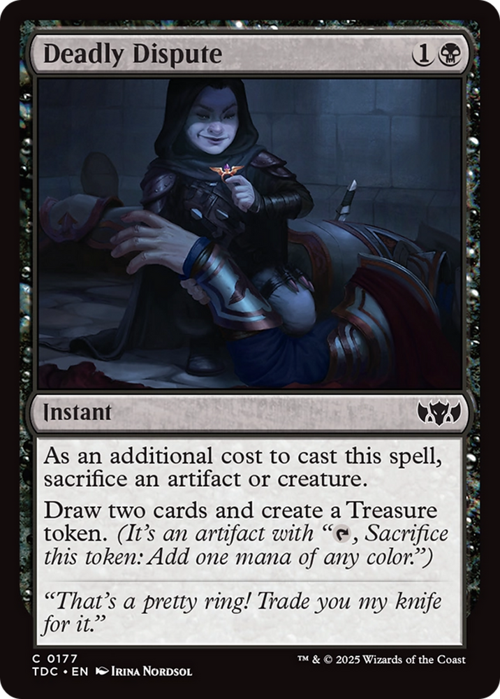 Deadly Dispute [Tarkir: Dragonstorm Commander] Magic: The Gathering