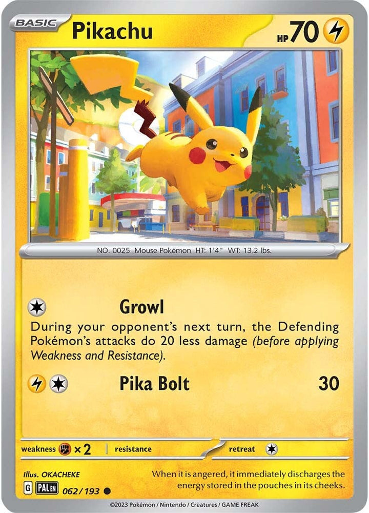 Pikachu (062/193) [Scarlet & Violet: Paldea Evolved] Pokémon