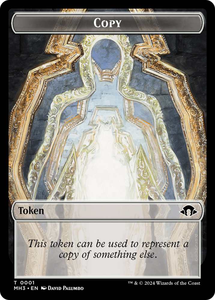 Thopter // Copy Double-Sided Token [Modern Horizons 3 Commander Tokens] Magic: The Gathering