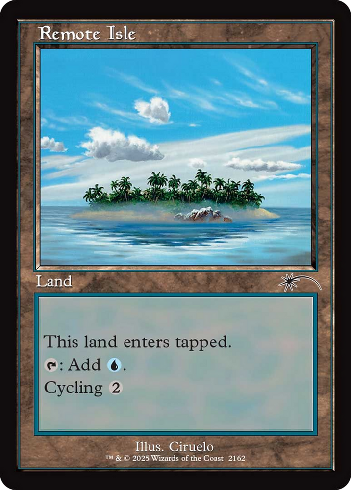 Remote Isle (Retro Frame) [Secret Lair Drop Series] Magic: The Gathering